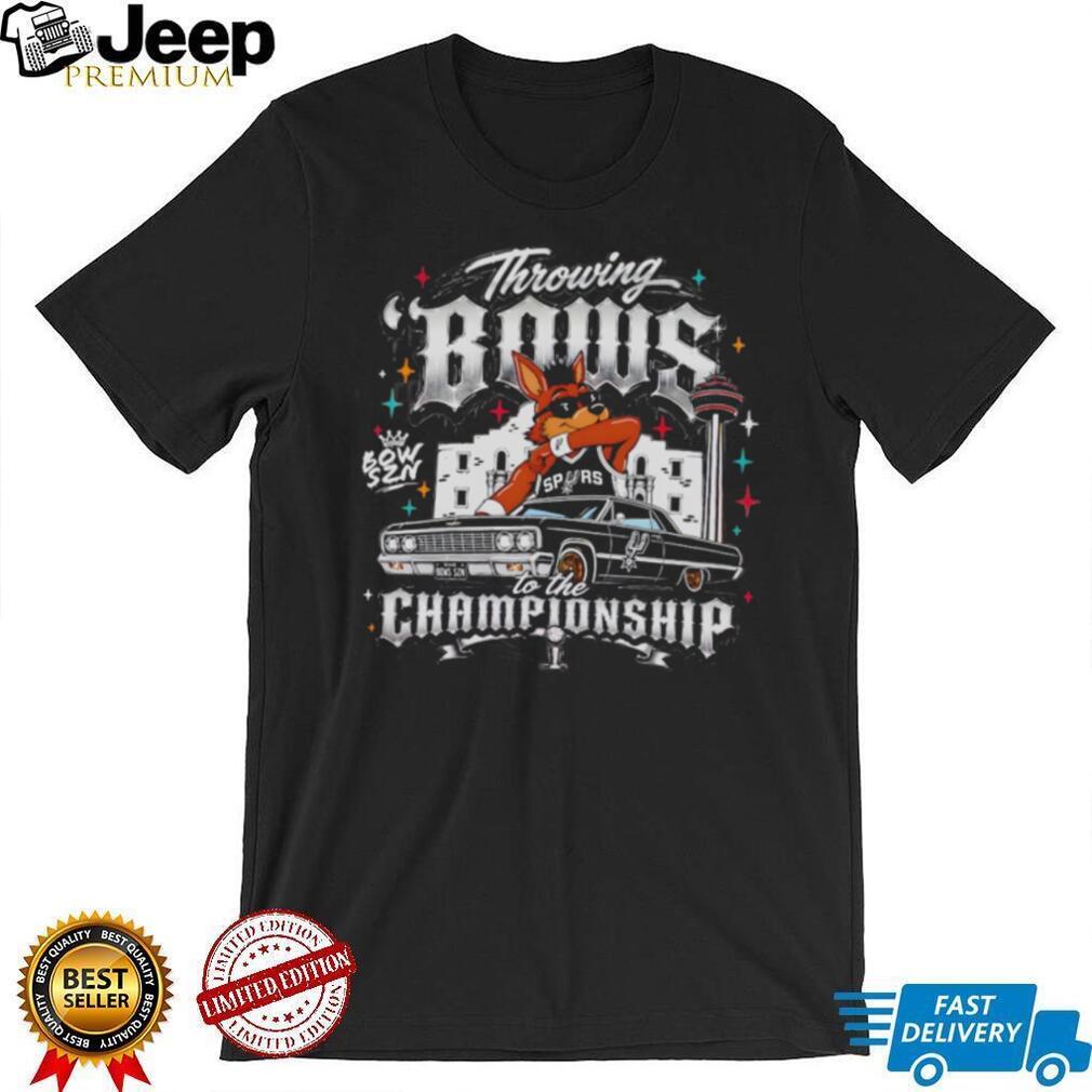 Throwing Bows Championship Mascot Retro Car T Shirt