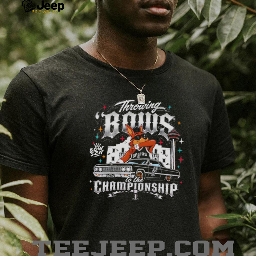 Throwing Bows Championship Mascot Retro Car T Shirt