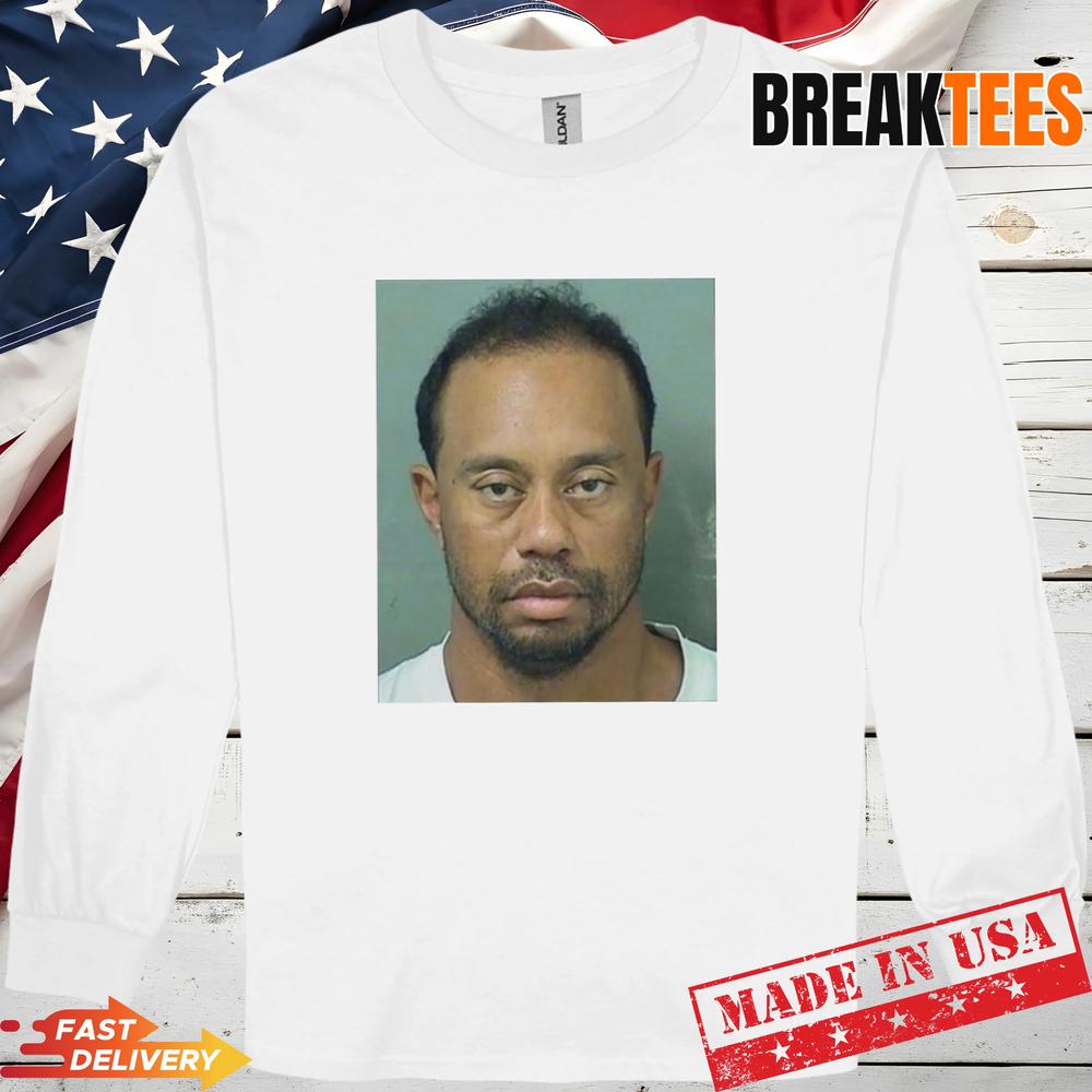 Tiger Woods Dui Mug Shot Masters Golf Fan T-Shirt