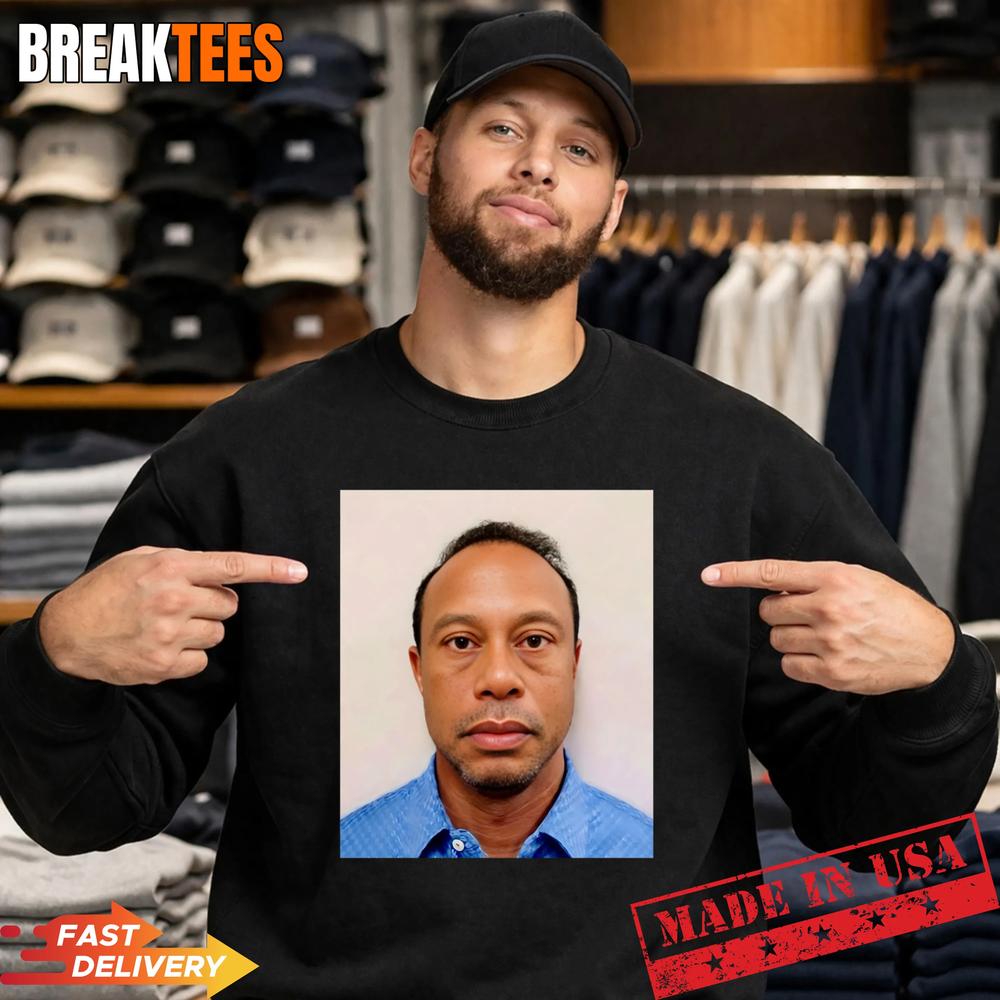 Tiger Woods Mugshot T-Shirt