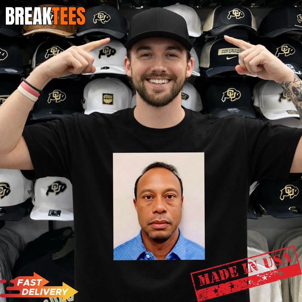 Tiger Woods Mugshot T-Shirt