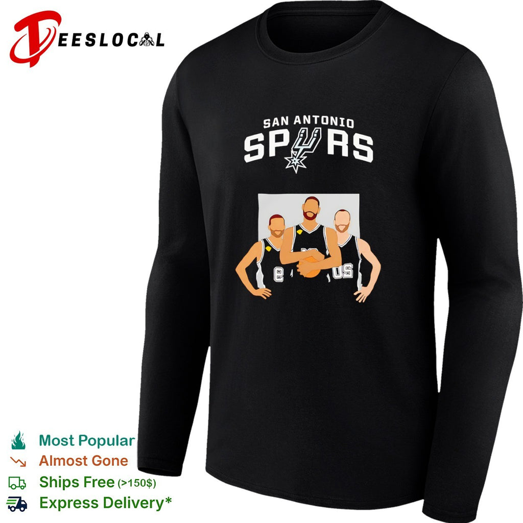 Tim Duncan Tony Parker Manu Ginobili San Antonio Spurs NBA San Antonio Spurs shirt