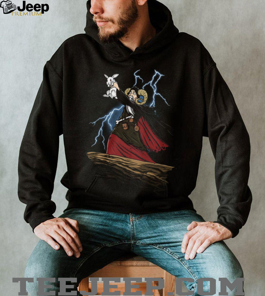 Tim the Enchanter Monty Python and the Holy Grail Rabbit Lightning T Shirt
