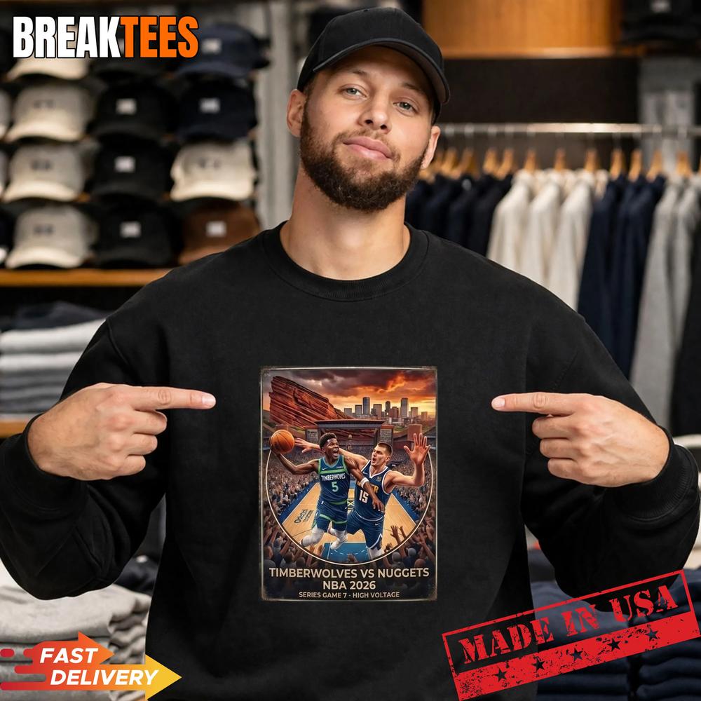 Timberwolves vs Nuggets 2026 The Ultimate Playoff Battle T-Shirt