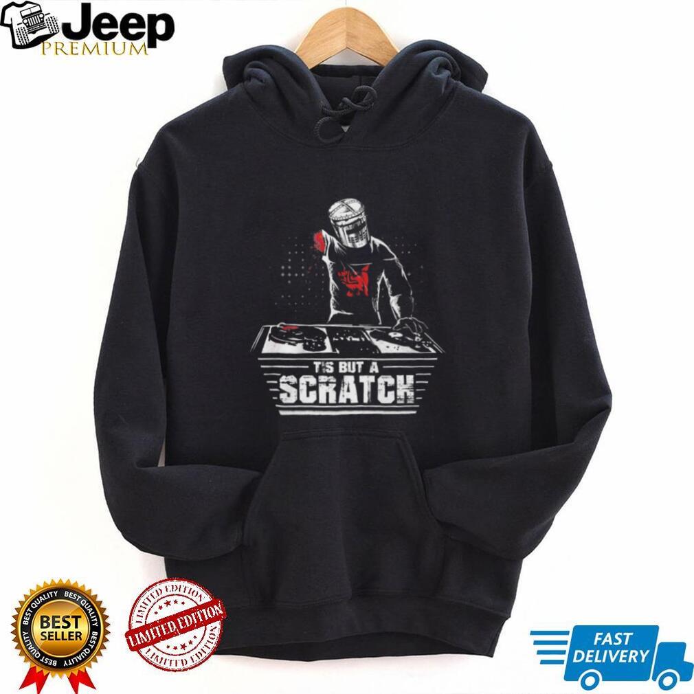 Tis But A Scratch Black Knight DJ T Shirt Monty Python Vinyl Mashup