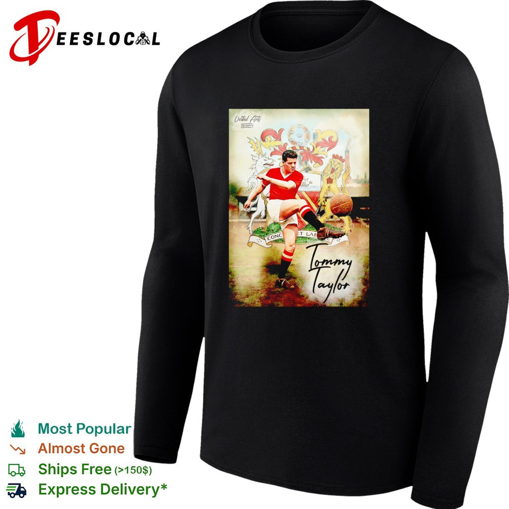 Tommy Taylor Manchester United Conc and Labore United Arts Signature Print shirt