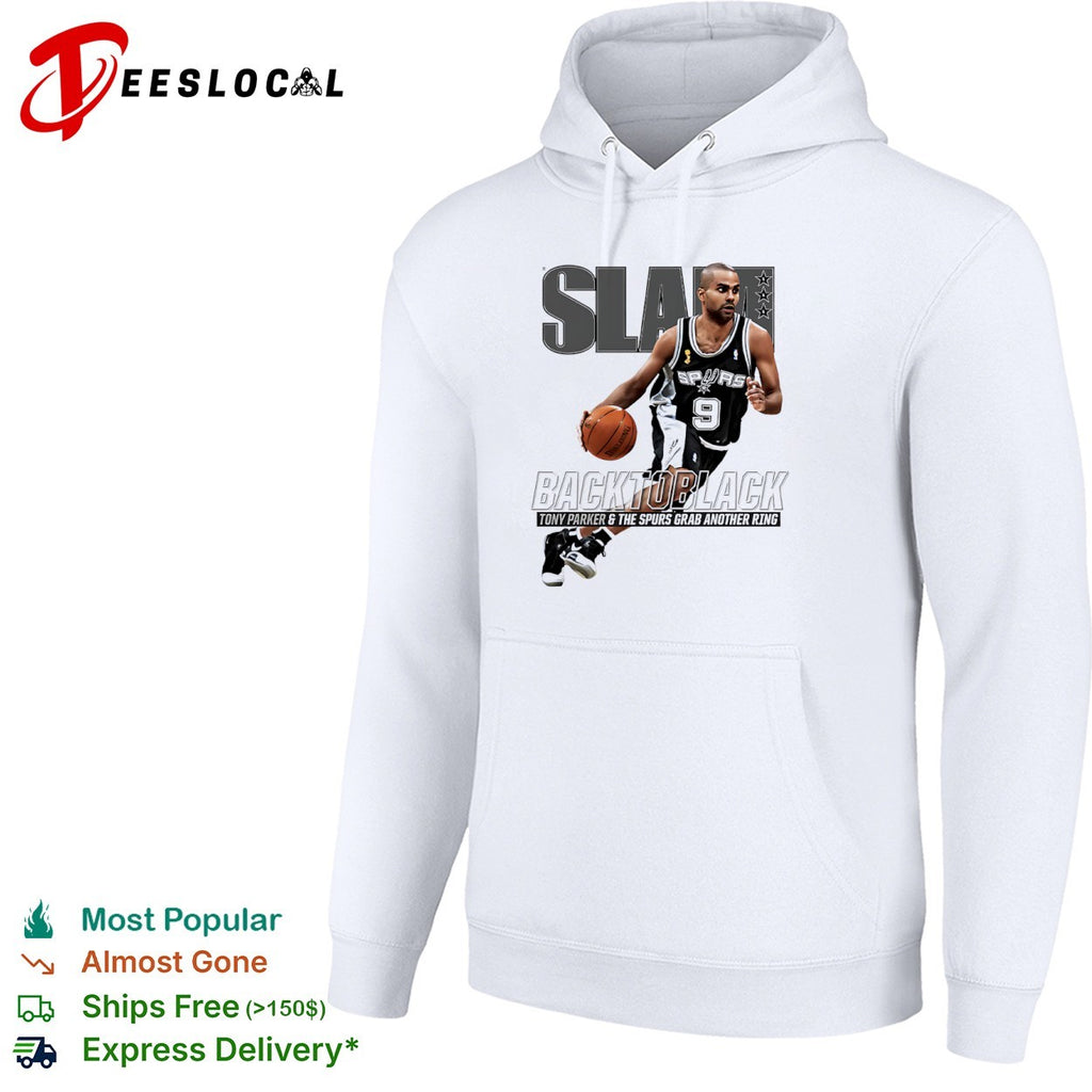 Tony Parker San Antonio Spurs back to black grab another ring slam shirt