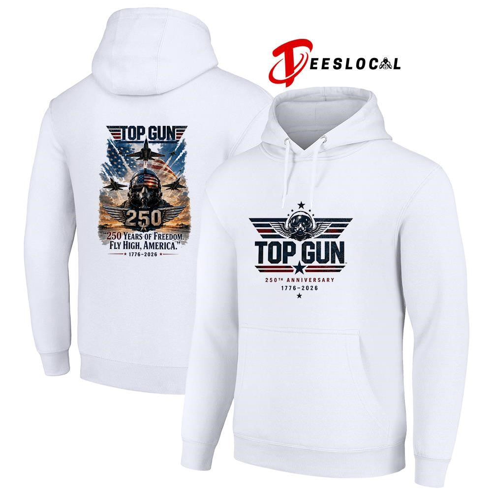 Gun 250 years anniversary of freedom fly high America graphic shirt