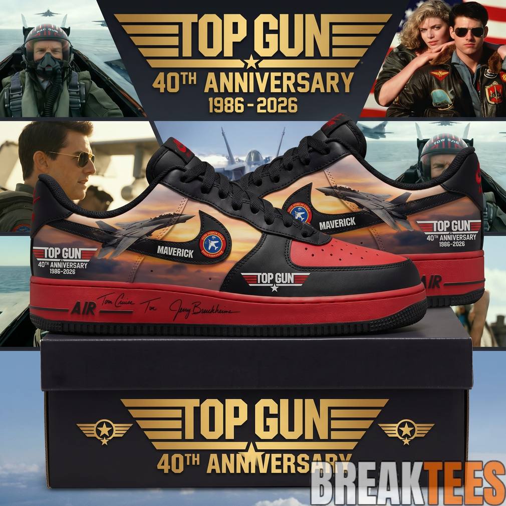 Gun 40th Anniversary Maverick Air Force 1 Shoes