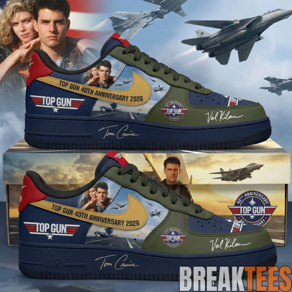 Gun 40th Anniversary Maverick Air Force 1 Shoes