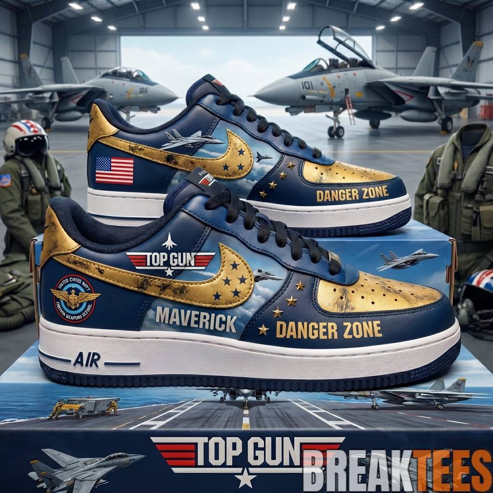 Gun 40th Anniversary Maverick Air Force 1 Shoes