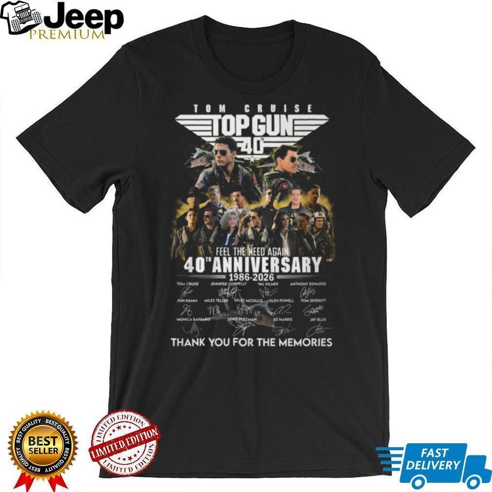 Gun 40th Anniversary Movie Tribute Cast Apparel T Shirt