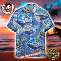 Gun Honolulu Goose Blue Hawaiian Shirt