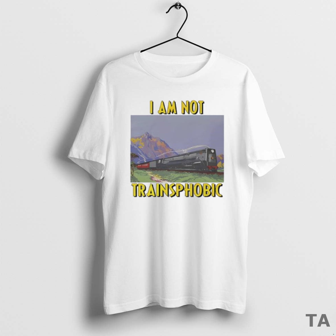 Top I Am Not Transphobic Photo Art T Shirt Sweater