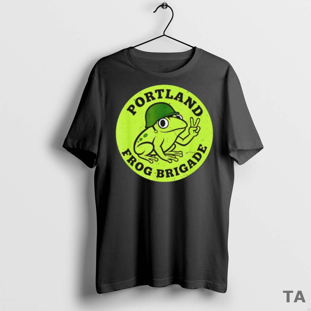 Top Portland Frog Brigade Protest T Shirt Sweater