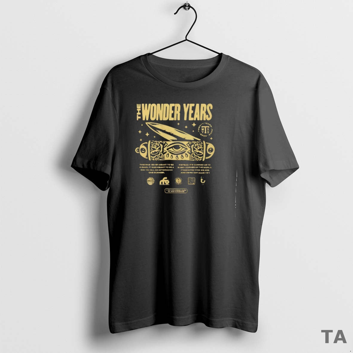 Top The Wonder Years Band Carhartt 20 Year Anniversary T Shirt Sweater