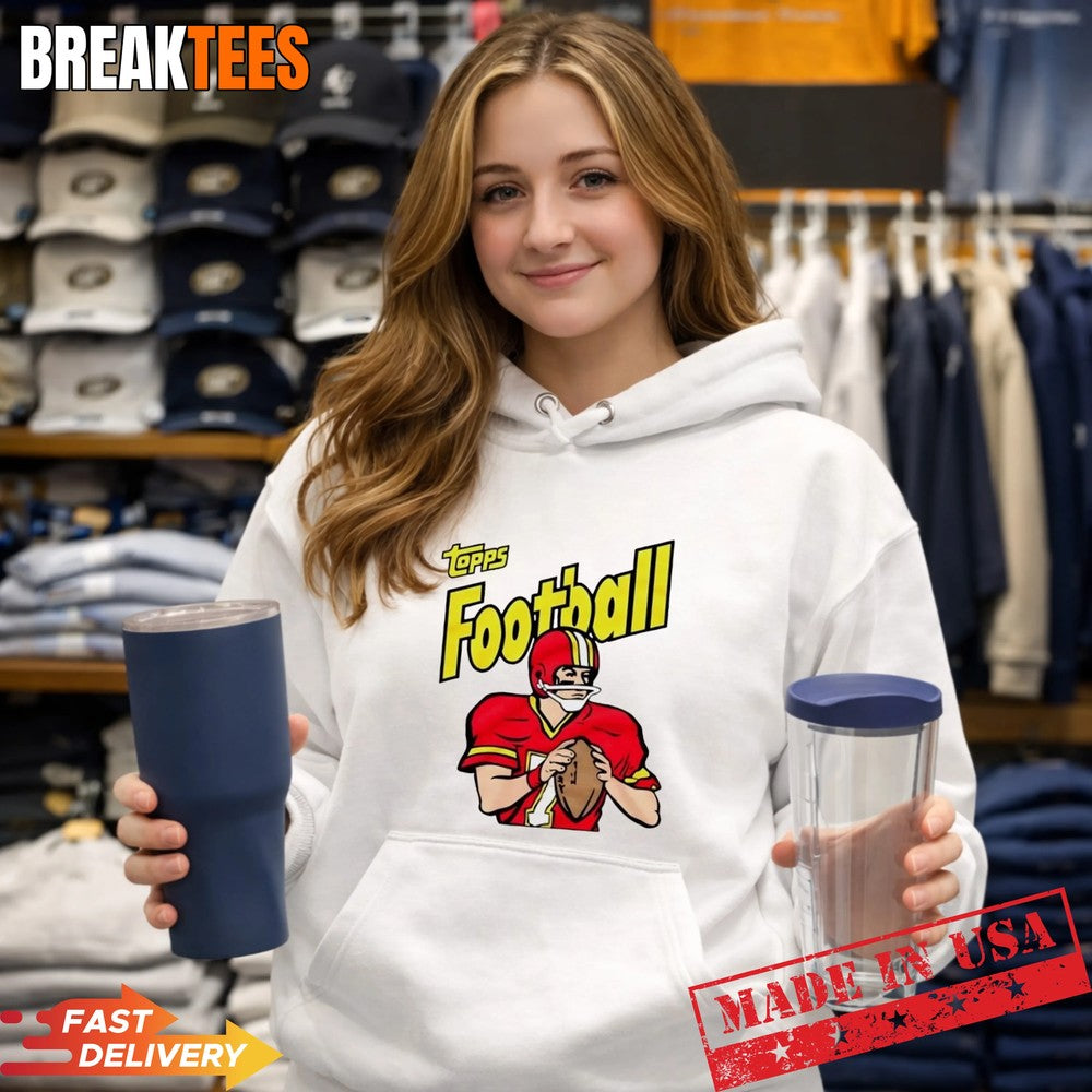 Topps Football Quarterback Caricature T-Shirt