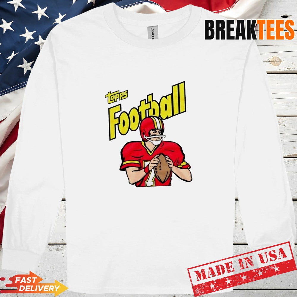 Topps Football Quarterback Caricature T-Shirt