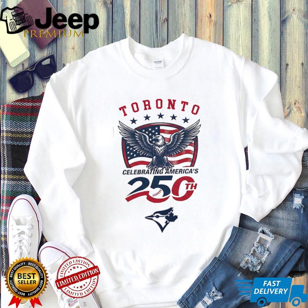 Toronto Blue Jays Custom Name America’s 250th Anniversary Baseball Jersey T Shirt