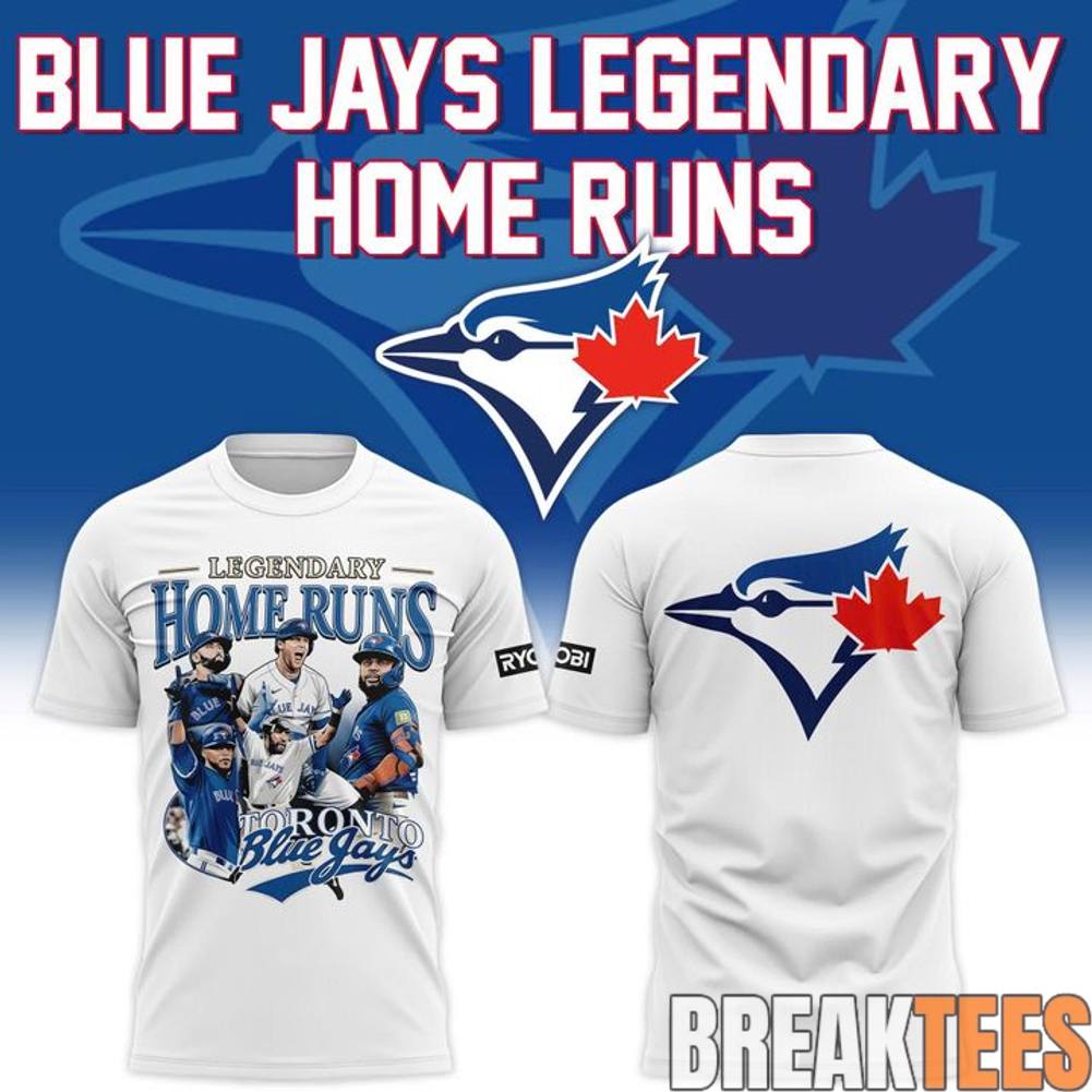 Toronto Blue Jays Legendary Home Runs T-Shirt