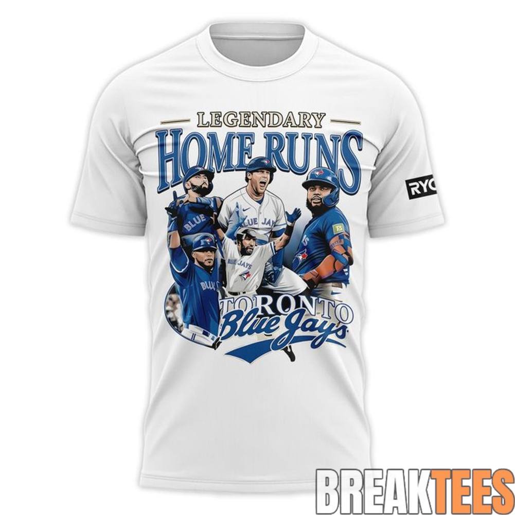 Toronto Blue Jays Legendary Home Runs T-Shirt