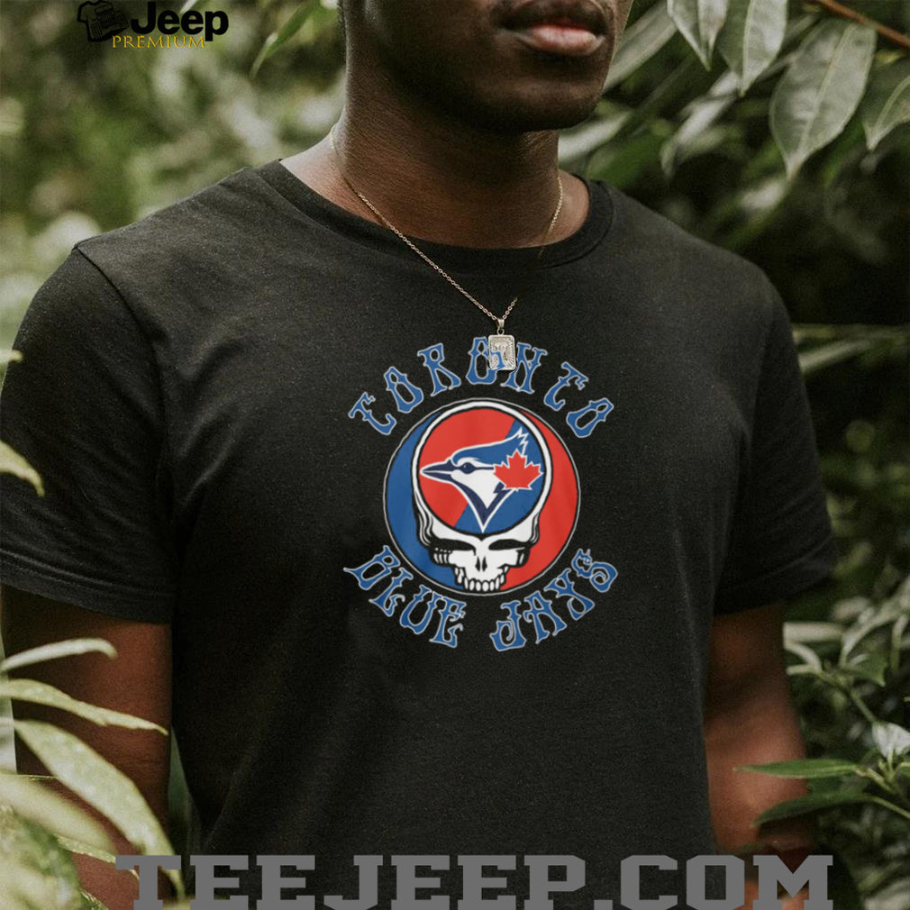 Toronto Blue Jays MLB Grateful Dead Steal Your Face Skull Logo T Shirt