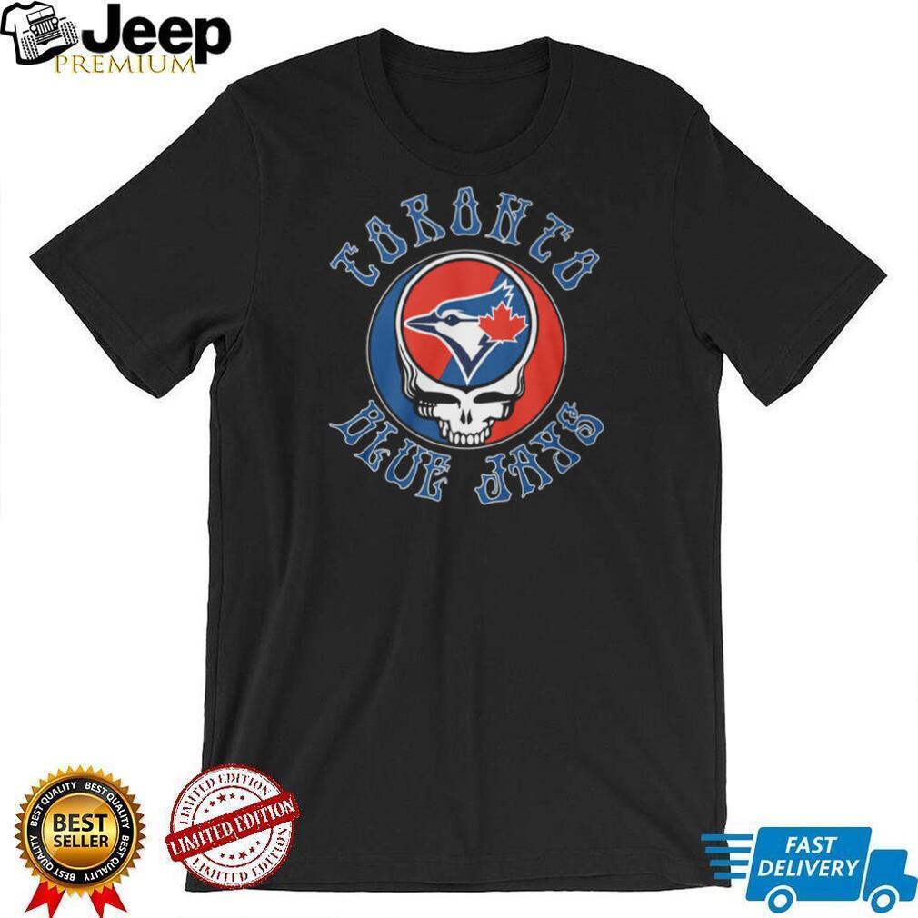 Toronto Blue Jays MLB Grateful Dead Steal Your Face Skull Logo T Shirt