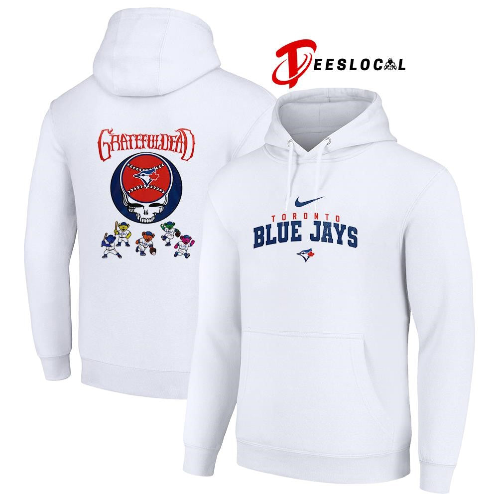 Toronto Blue Jays x Grateful Dead bear mascot shirt
