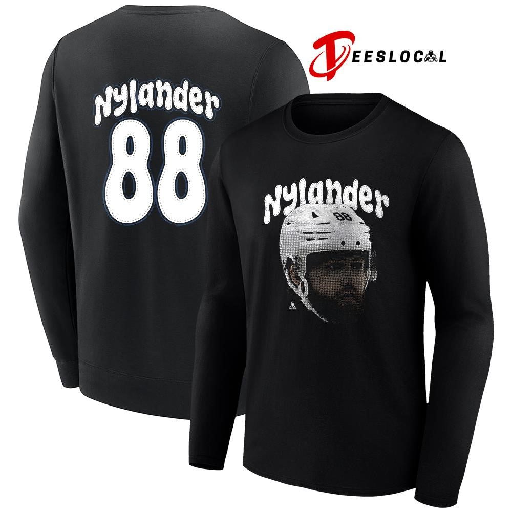 Toronto Maple Leafs William Nylander portrait name and number shirt
