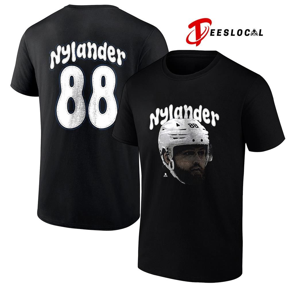 Toronto Maple Leafs William Nylander portrait name and number shirt