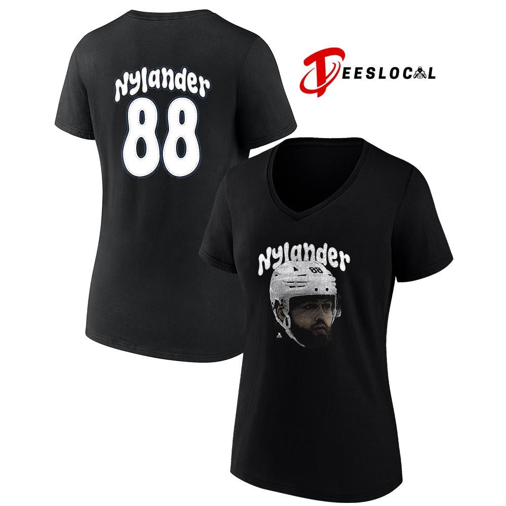 Toronto Maple Leafs William Nylander portrait name and number shirt