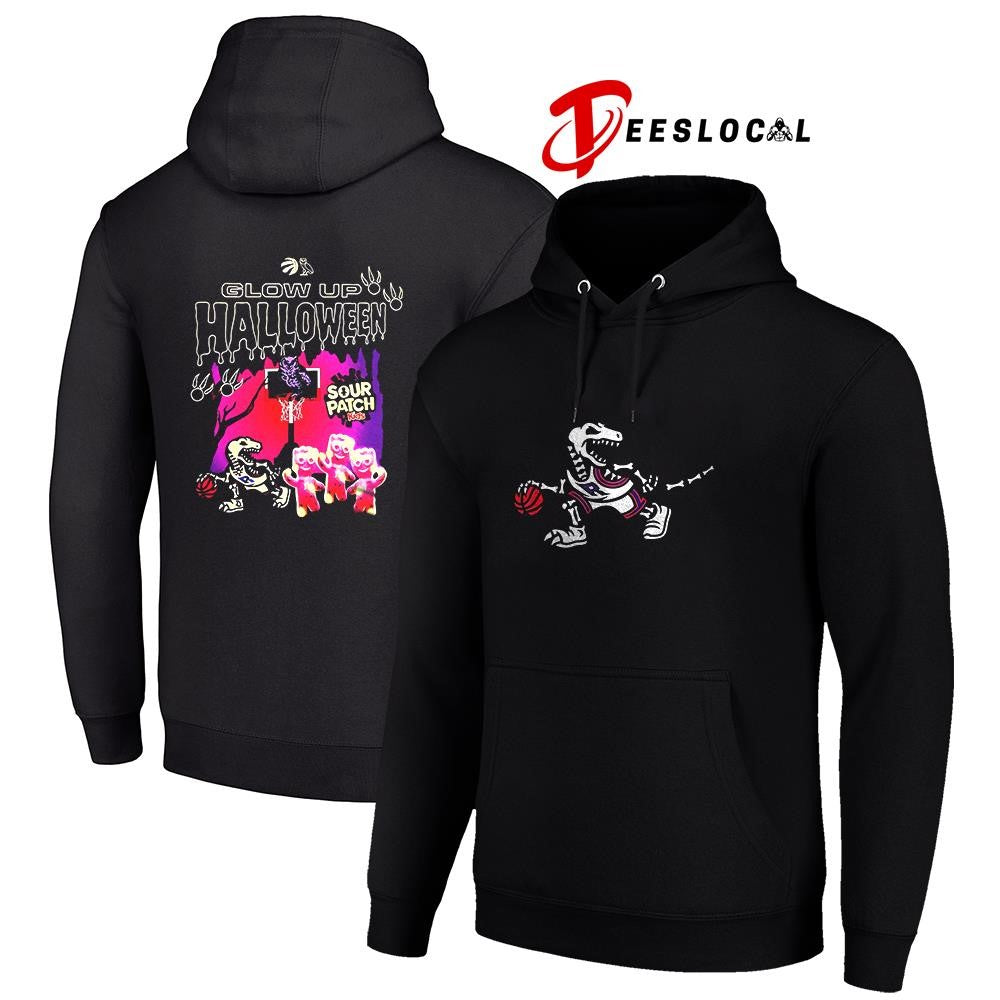 Toronto Raptors x Sour Patch Halloween Glow Up for Spooky season graphic shirt