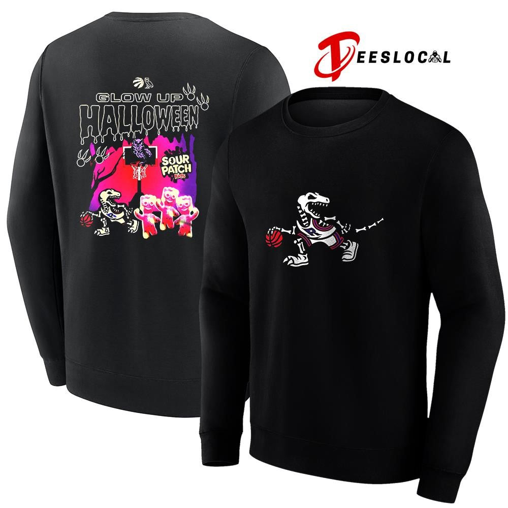 Toronto Raptors x Sour Patch Halloween Glow Up for Spooky season graphic shirt
