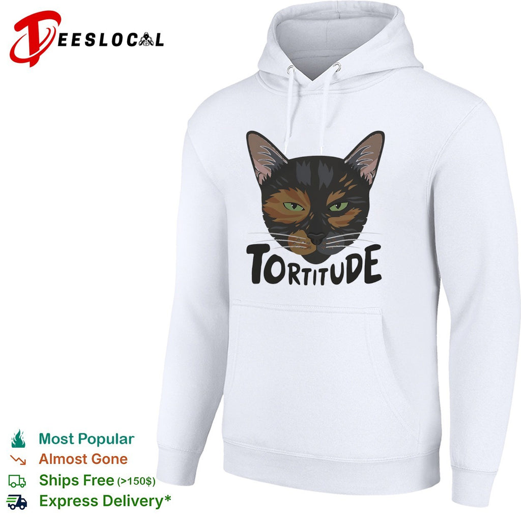 Tortitude Tortoiseshell Cat Face Portrait Animal Pet Lover Shirt