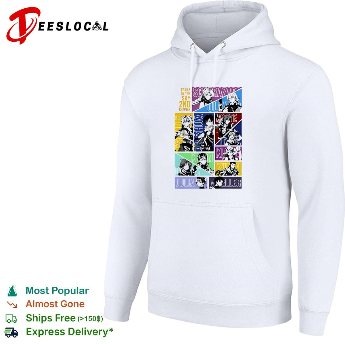 Trails in the sky 2nd chapter playable characters shirt
