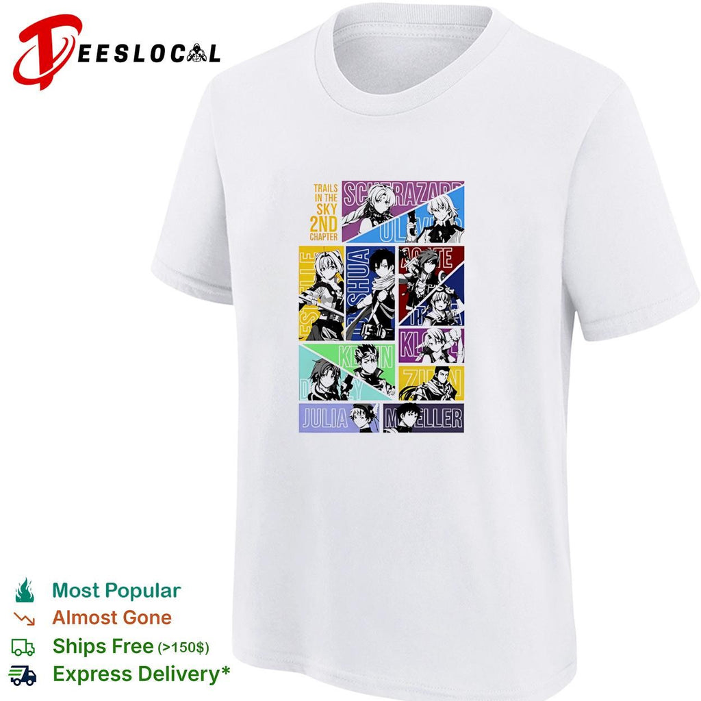 Trails in the sky 2nd chapter playable characters shirt