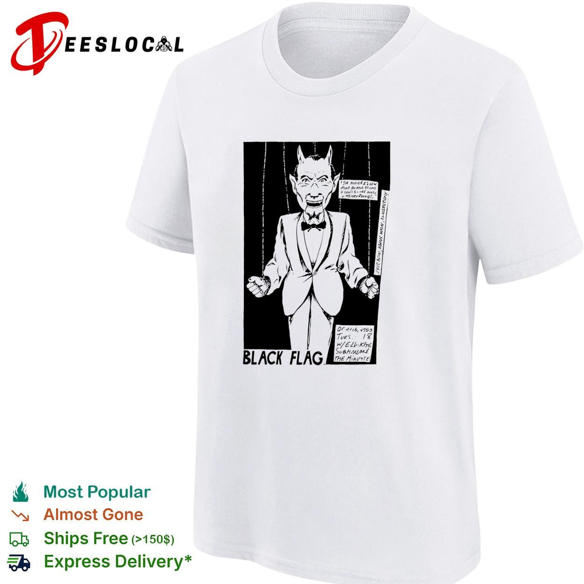 Travis Barker Raymond Pettibon Black flag 2026 shirt