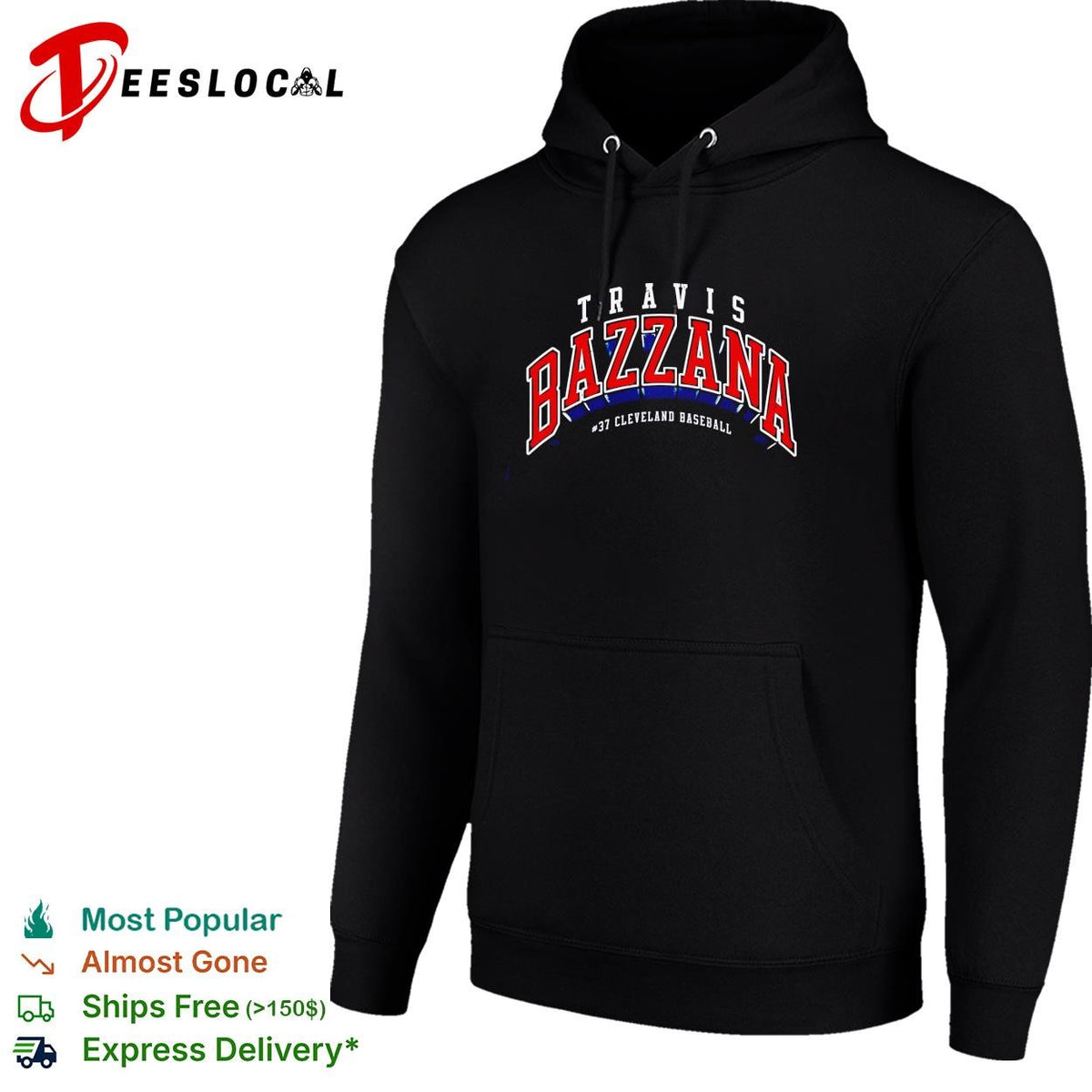 Travis Bazzana 37 Cleveland Guardians MLB arch logo shirt