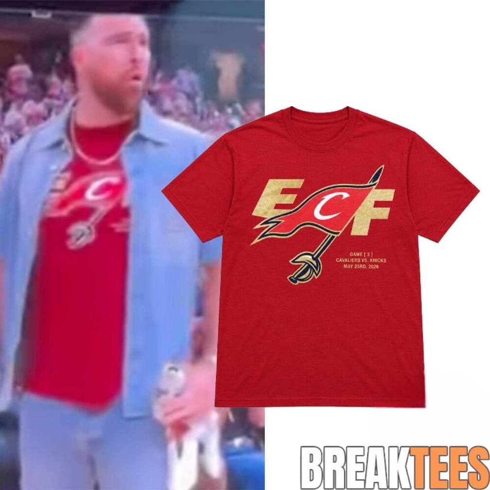 Travis Kelce Knicks Cavaliers Game 3 ECF Shirt