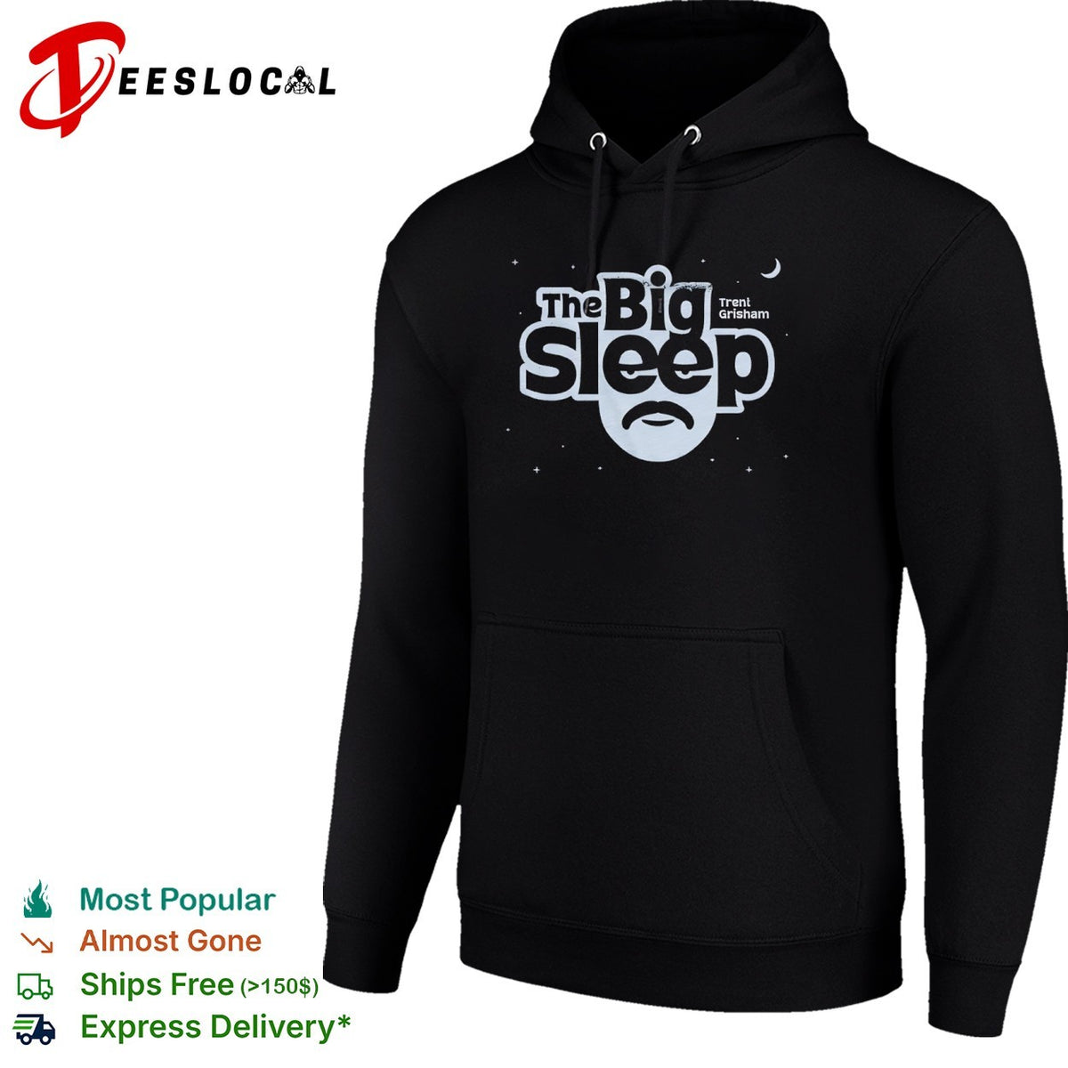 Trent Grisham the big sleep mustache shirt