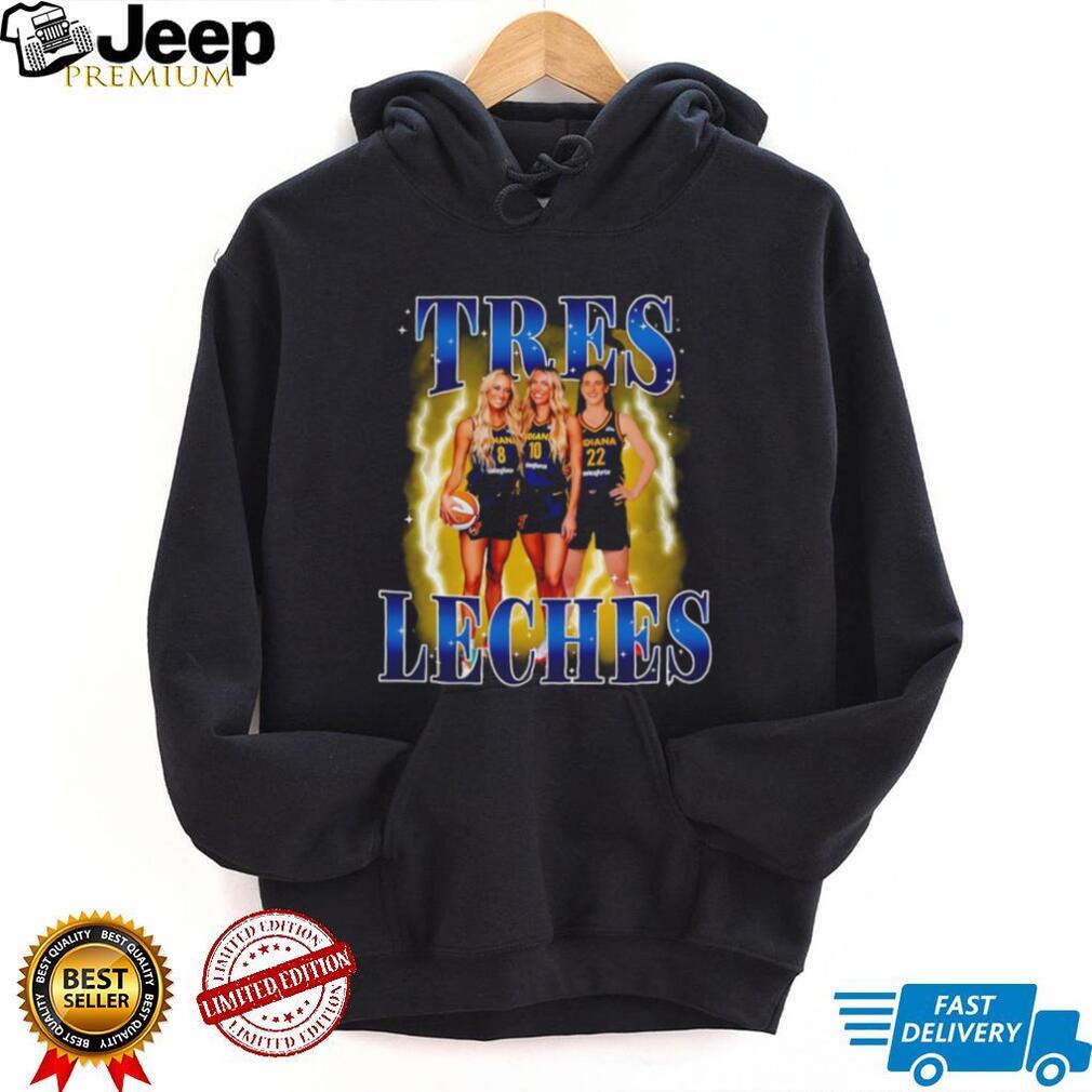 Tres Leches Caitlin Clark Cunningham Lexie Hull Indiana Fever Basketball WNBA 2026 shirt