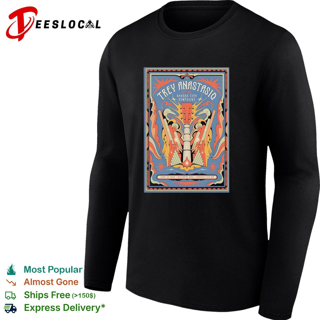 Trey Anastasio Kansas City Symphony concert poster art shirt