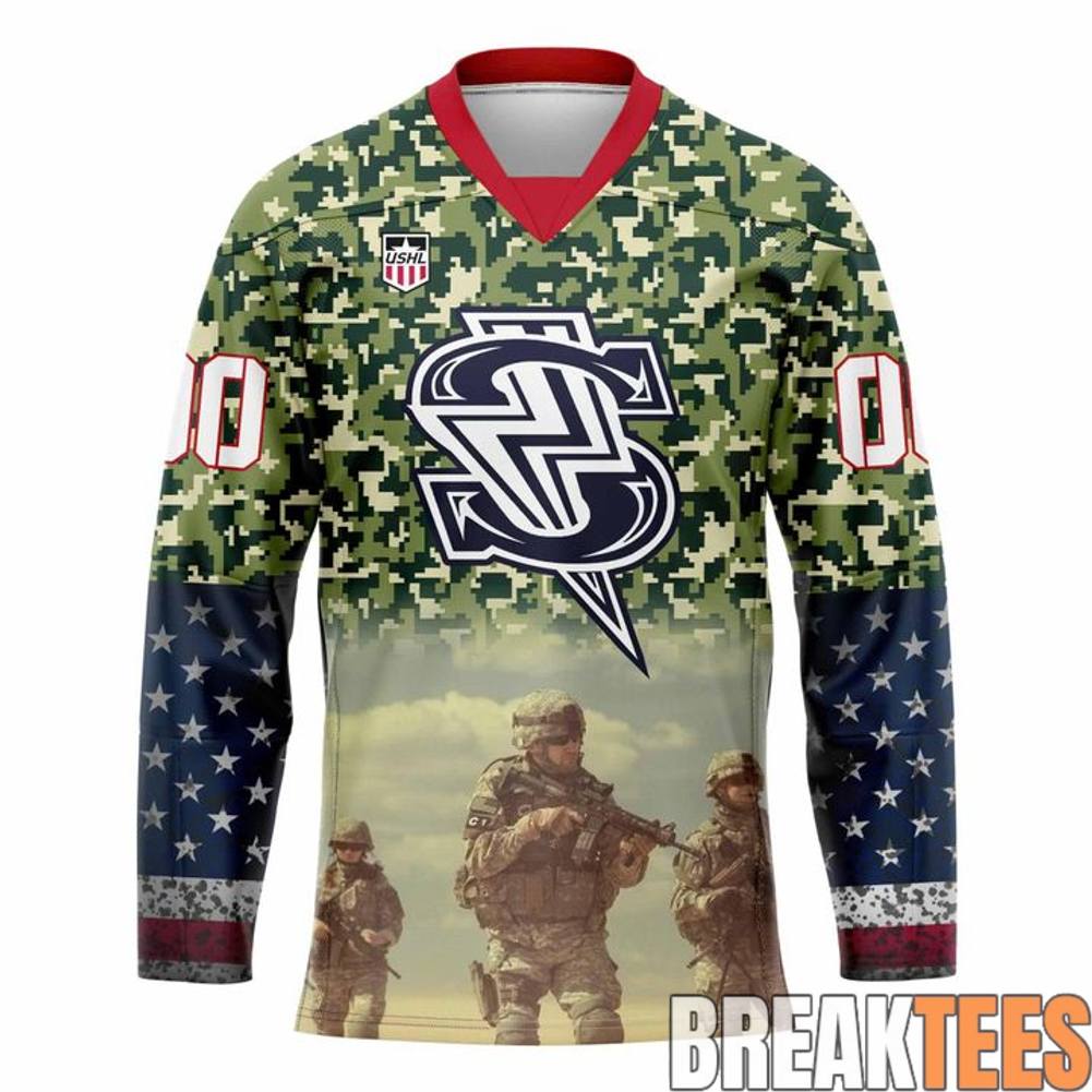 Tri-City Storm x Military Appreciation Night Hockey Jersey