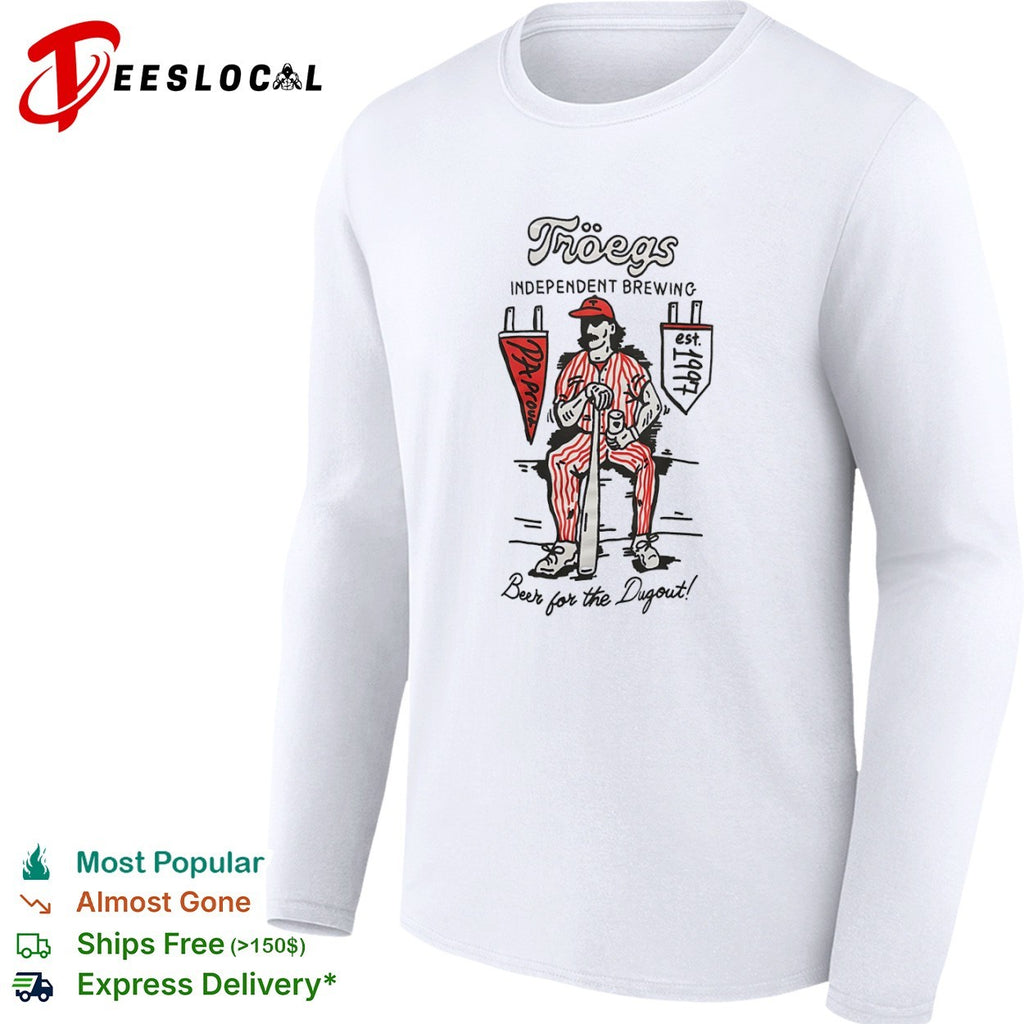 Tröegs Independent Brewing PA Proud est 1997 Beer for the Dugout shirt