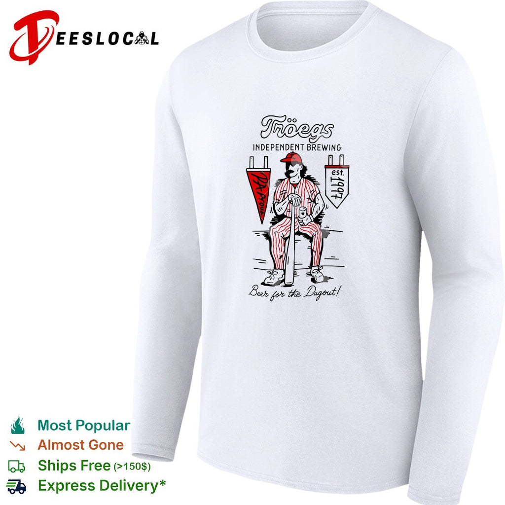 Troegs independent brewing beer for the dugout graphic shirt
