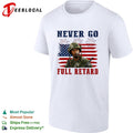 Tropic Thunder soldier Kirk Lazarus USA flag 4th of July fireworks shirt