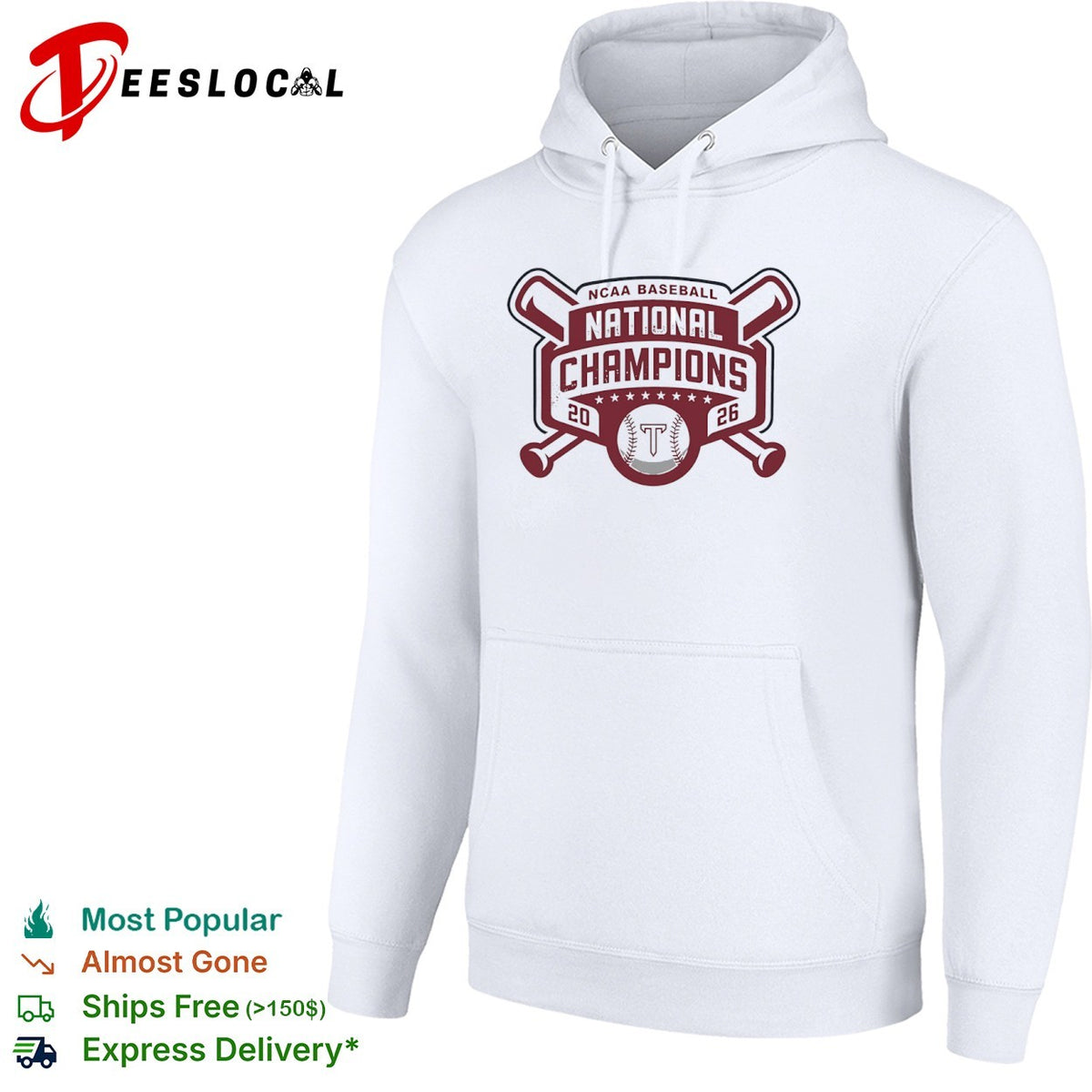 Troy Trojans NCAA Baseball National Champions 2026 Shirt