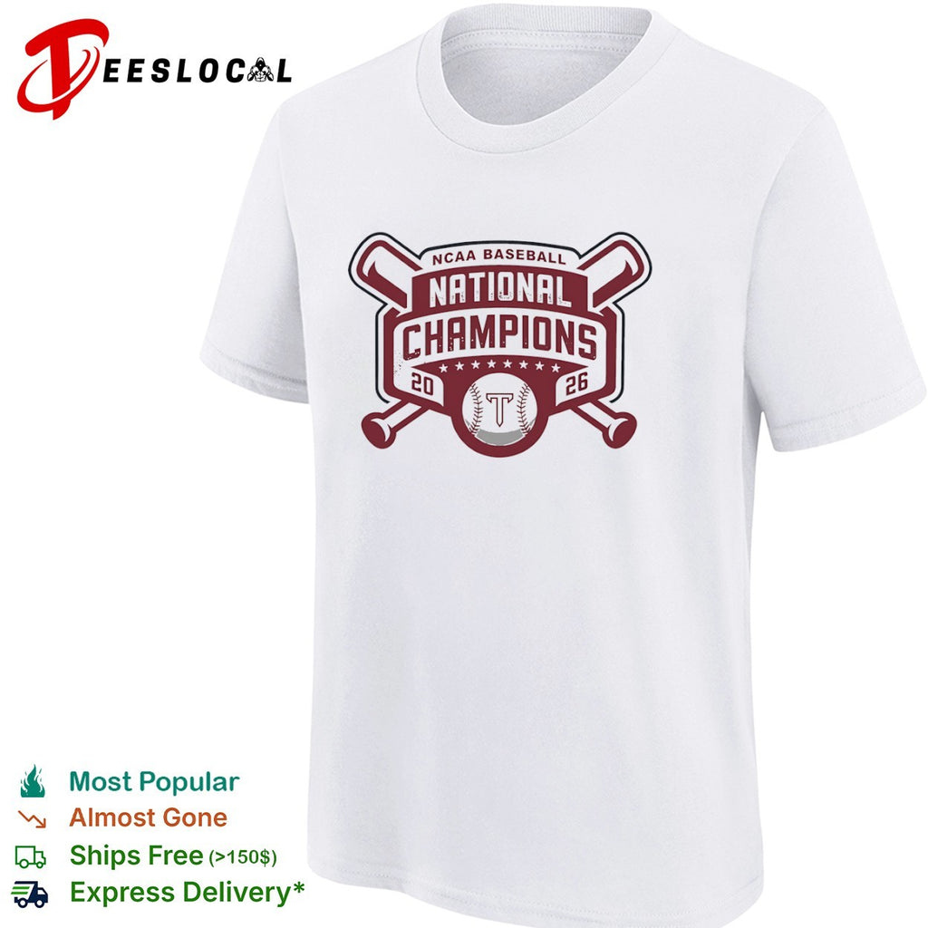 Troy Trojans NCAA Baseball National Champions 2026 Shirt