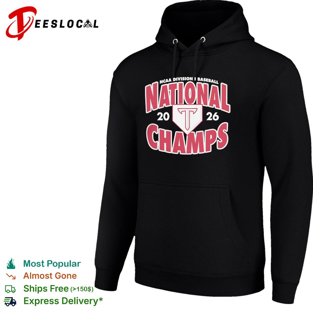 Troy Trojans NCAA Division I Baseball National 2026 Champs Logo shirt