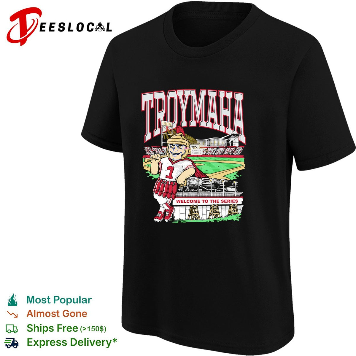 Troymaha Troy University welcome to the Series College World Series Omaha shirt